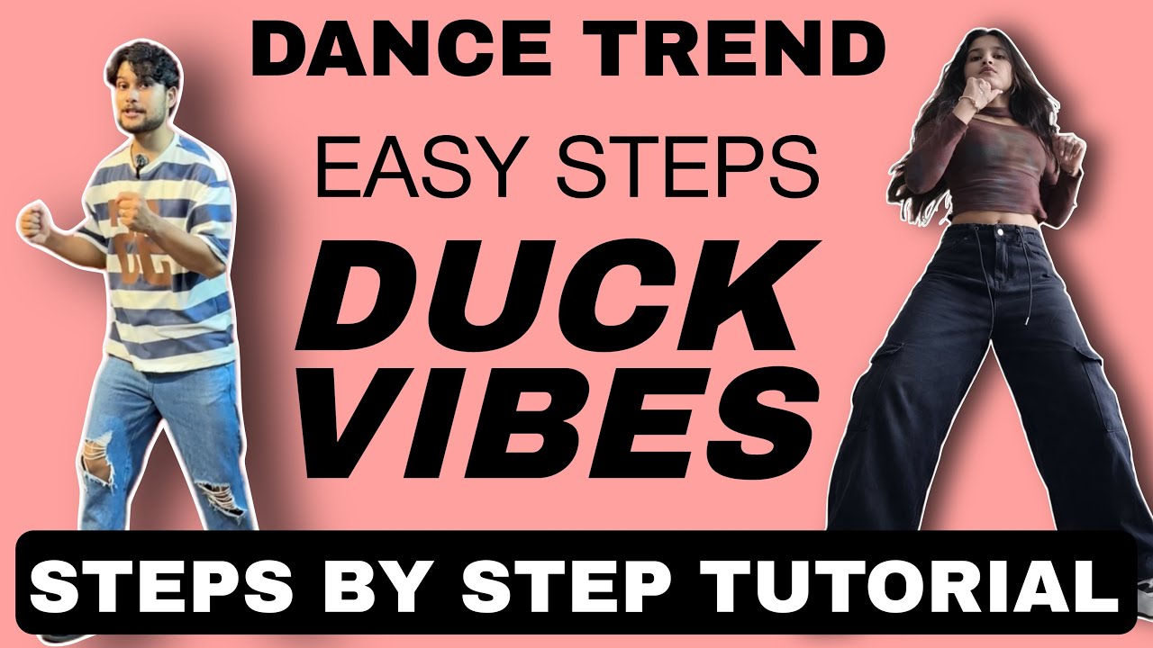 DUCK VIBES Dance Trend Tutorial | Duck Vibes Reels Dance Trend Tutorial 