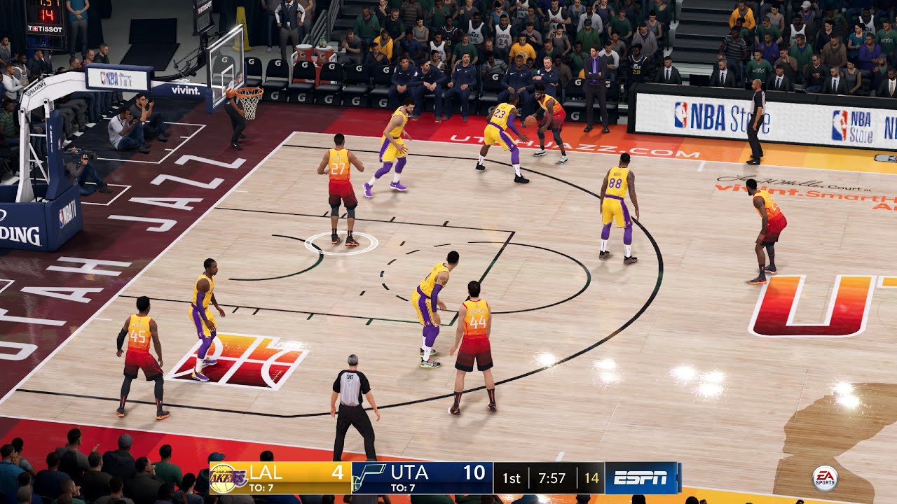 NBA LIVE 21 Rosters Lakers vs Jazz PS5 Full Game