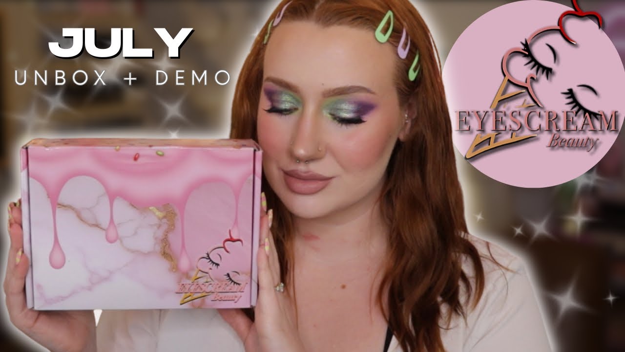 EYESCREAM Beauty Box - July 2025 Unbox W/ Me + Demo!