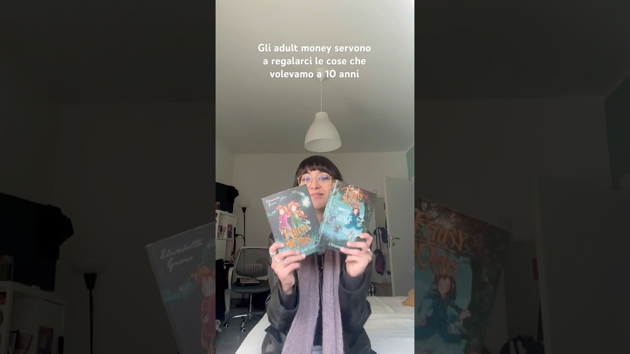 Adulto money = 5.70&euro; #booktube #fairyoak #fantasybooks #cozybook #fairycore #italianvlogger #fairy