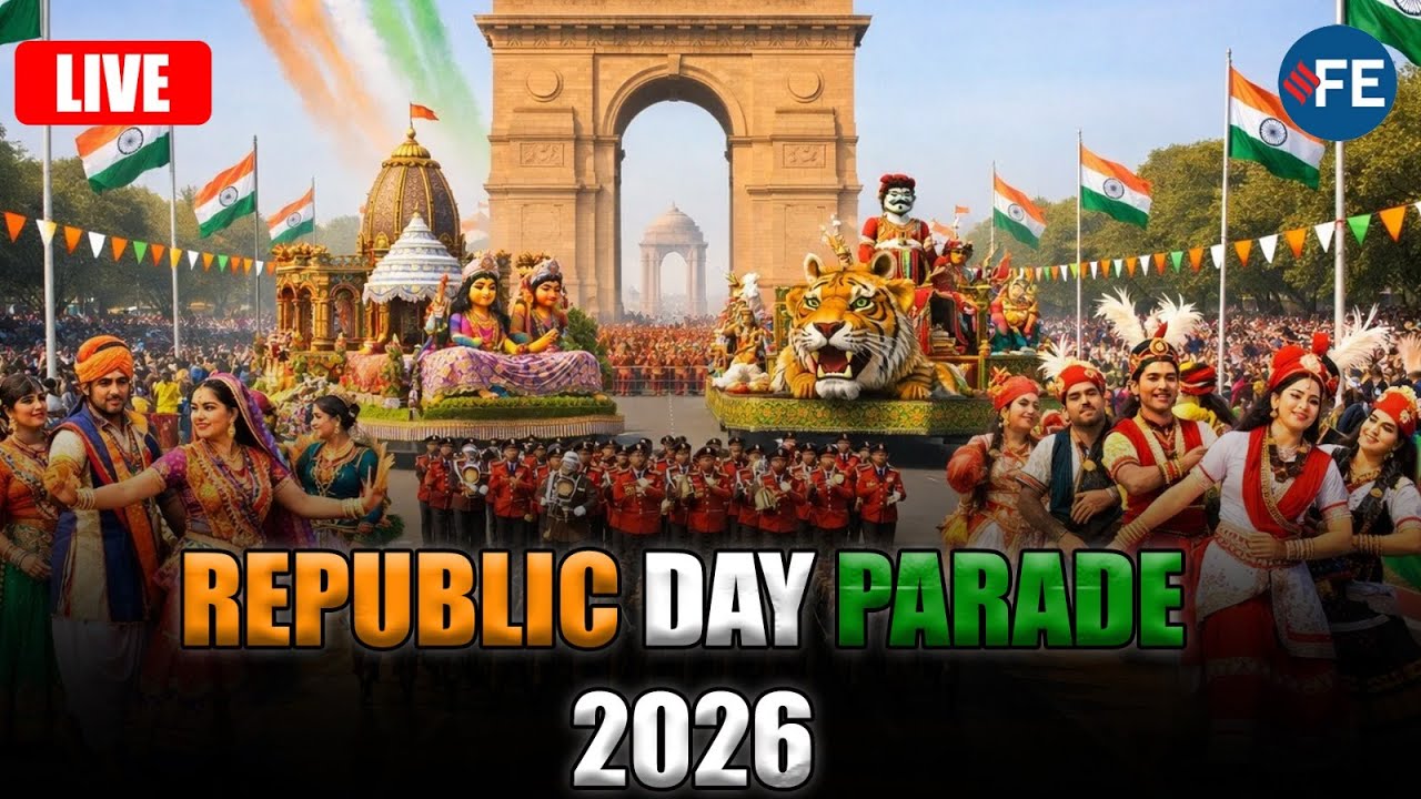 Republic Day Parade 2026 LIVE: India Celebrates 77th Republic Day | Kartavya Path Live | 26 January