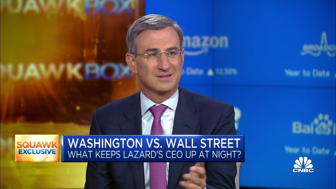 Lazard CEO Peter Orszag: Bigger headwind has been uncertainty over rate path as opposed to level