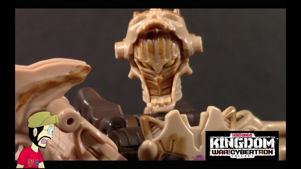 AUVELIER REVIEW TRANSFORMERS WAR FOR CYBERTRON KINGDOM FOSSILIZER PALEOTREX EN ESPAÑOL