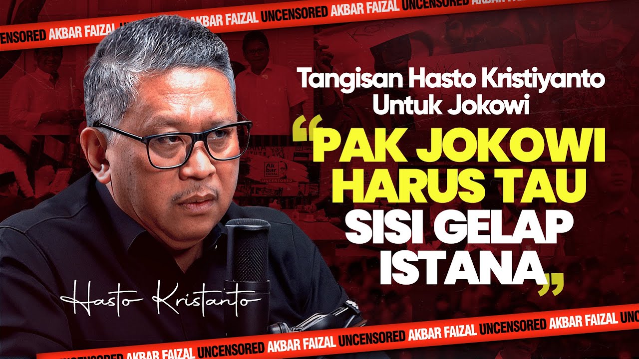 TANGISAN HASTO KRISTIYANTO UNTUK JOKOWI: 