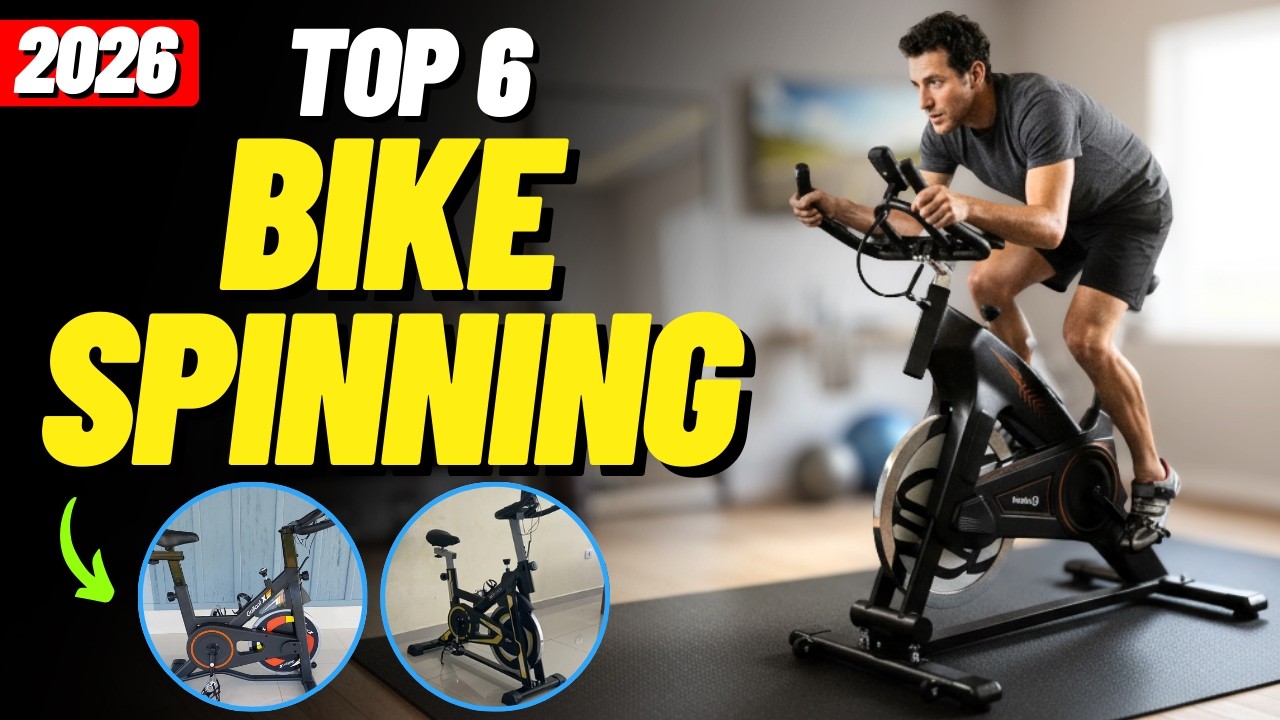 BICICLETA ERGOMÉTRICA DE SPINNING - Qual Comprar? Vale a Pena? As 6 Melhores Bicicleta Spinning 2026