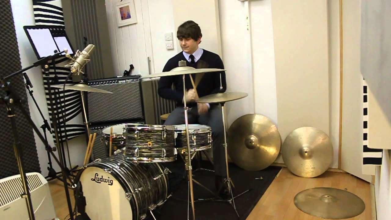 Can't Buy Me Love The Beatles Drum Cover 1965 Ludwig Down Beat BOP