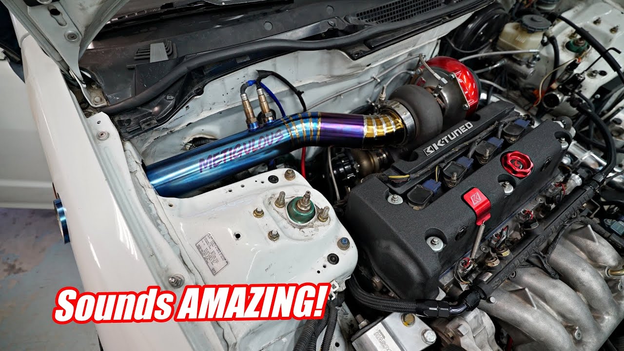K20 AWD Integra First Start Up!