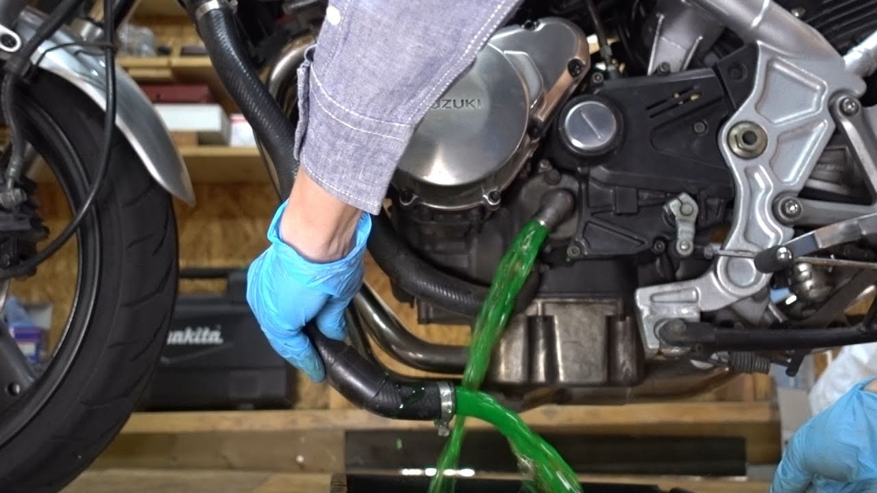 冷却水の交換【Bandit250 GJ77A】