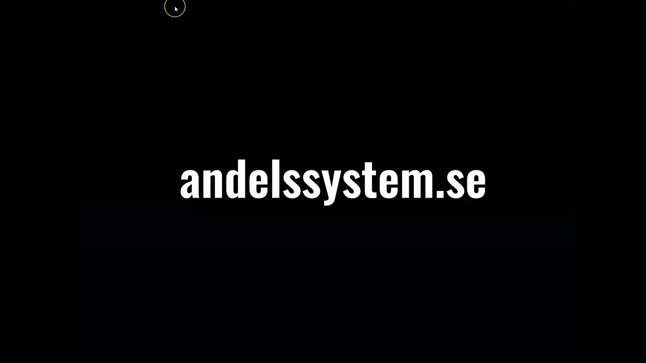Skapa andelssystem p&aring; ATG se