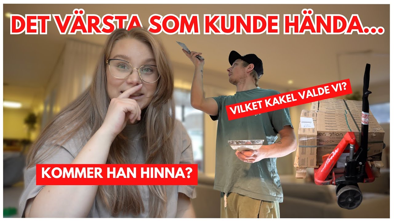 BADRUMSRENOVERINGEN FORTSÄTTER | VLOGG