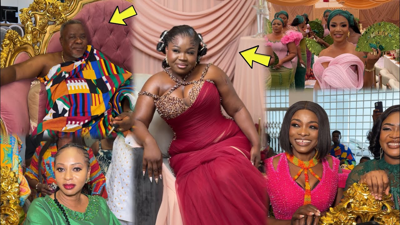 Watch How Billionaire Dr Kwaku Oteng Celebrated his Daughter’s Luxurious Traditional Wedding Part1🔥
