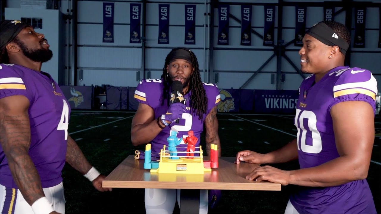 Rock 'Em Sock 'Em Robots with Dalvin Cook and C.J. Ham | Minnesota Vikings