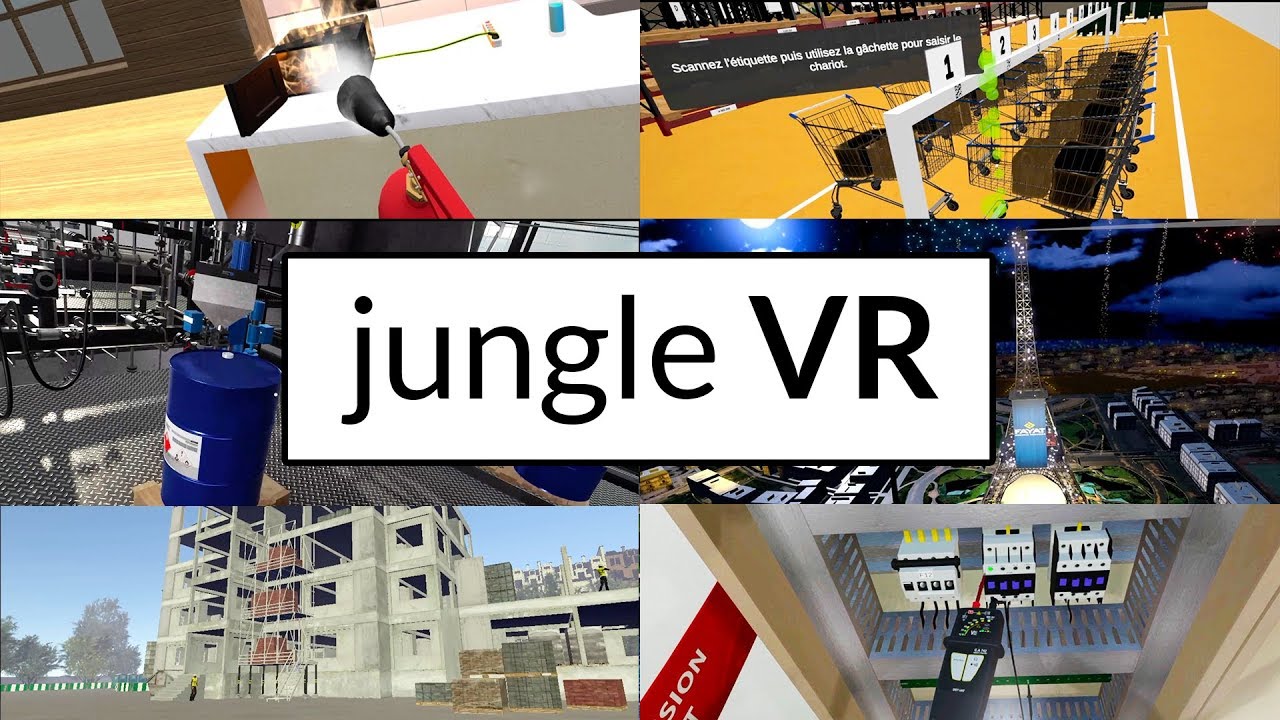 Vidéo Présentation formations réalité virtuelle Jungle VR - 2019