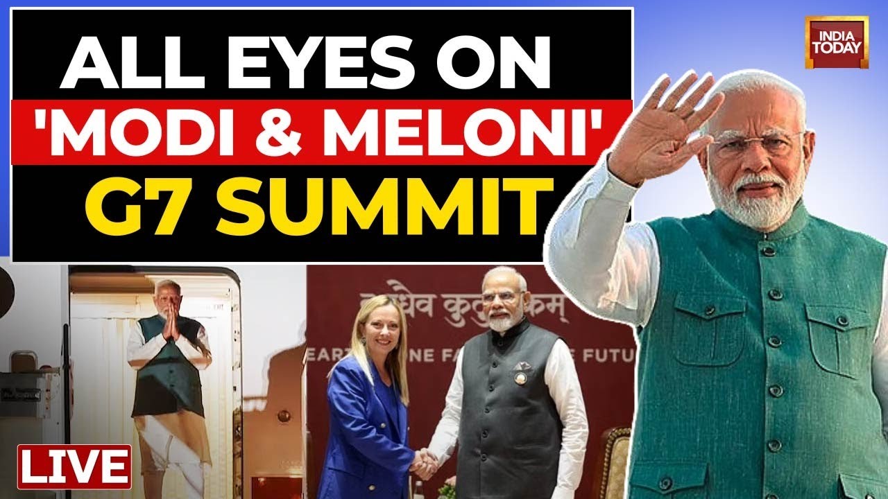 LIVE G7 Summit: PM Modi In Italy For G7 Summit, To Hold Bilateral With Meloni | G7 Summit Live