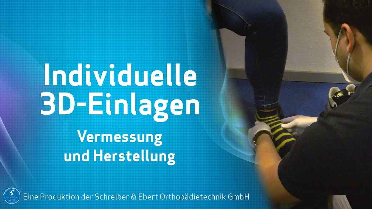 Individuelle 3D-Einlagen – Vermessung und Herstellung