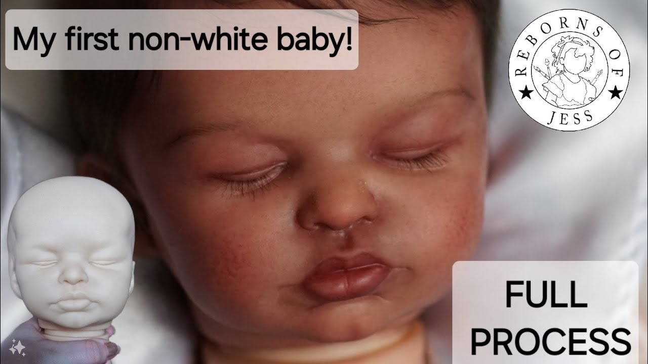 Making my first darker skin reborn! Full process and explanations!
