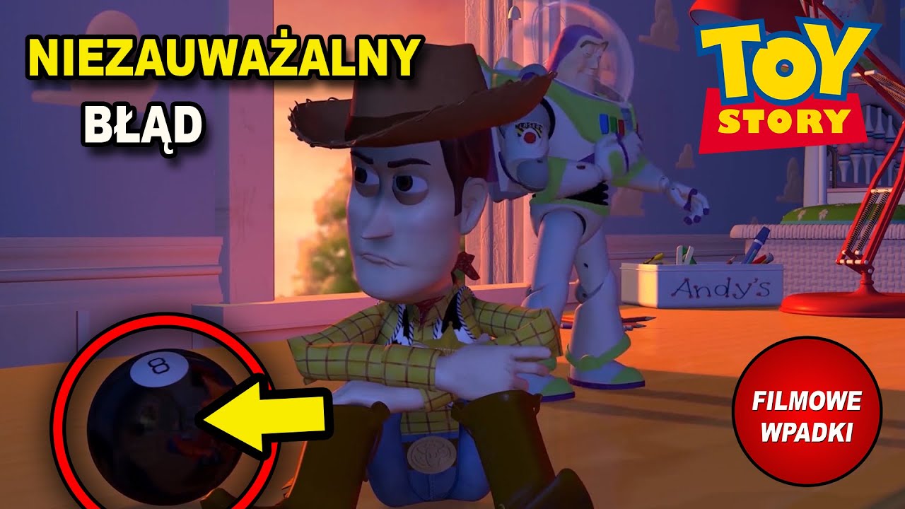 20 Największych WPADEK w filmie TOY STORY 1, których NIE ZAUWAŻYŁEŚ