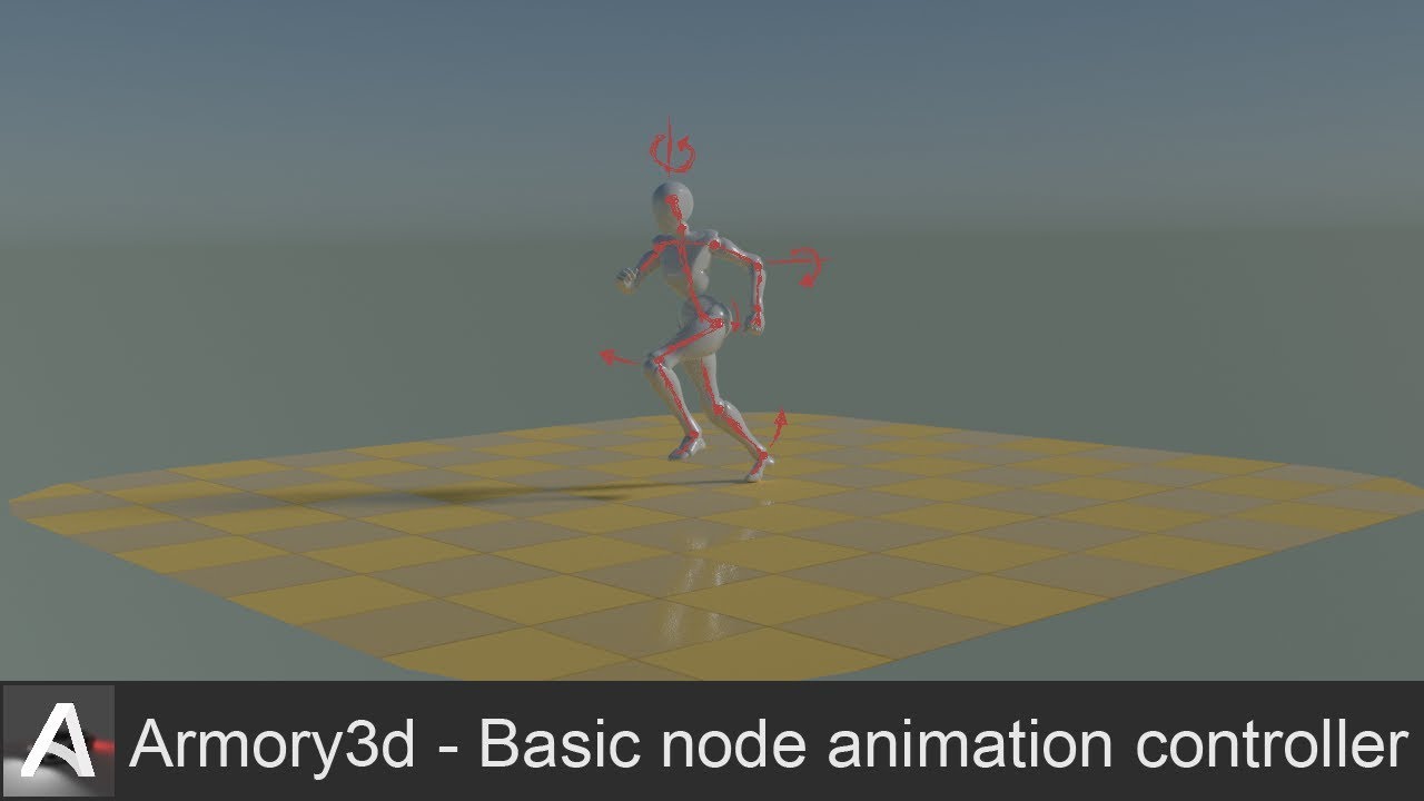 Armory3D | Absolute Beginner | Character Animation | #3