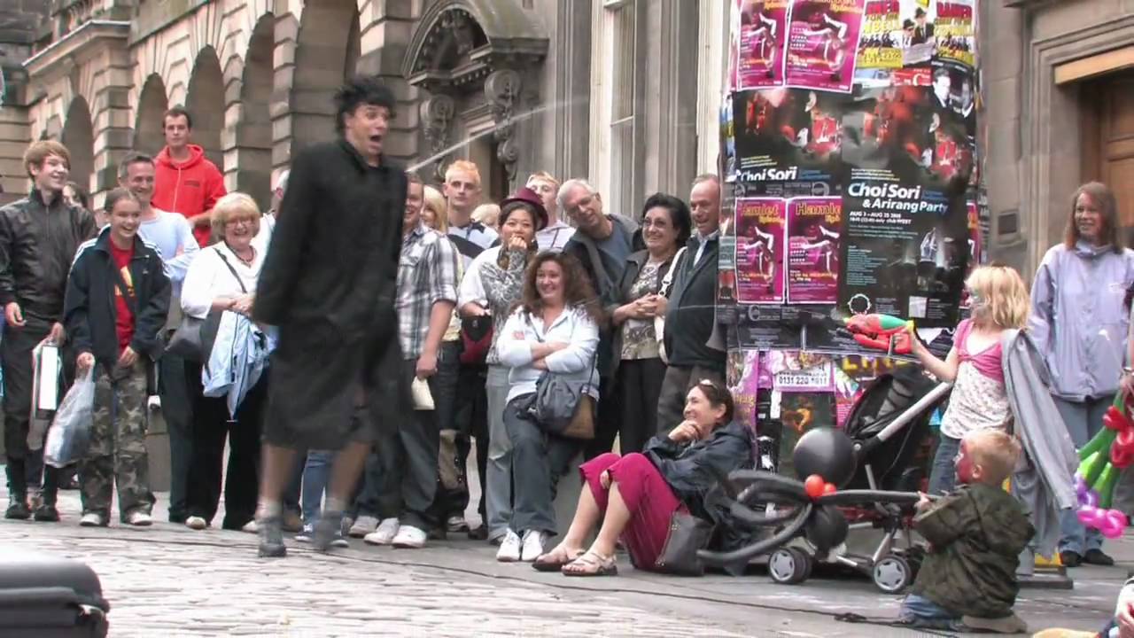 The Collector, a clown based street theatre experience.