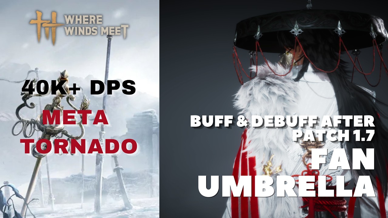 FANBRELLA PVE 40K DPS After Patch 1.7 All Rotation without MAX VIT - #WhereWindsMeet #WWMCIES8