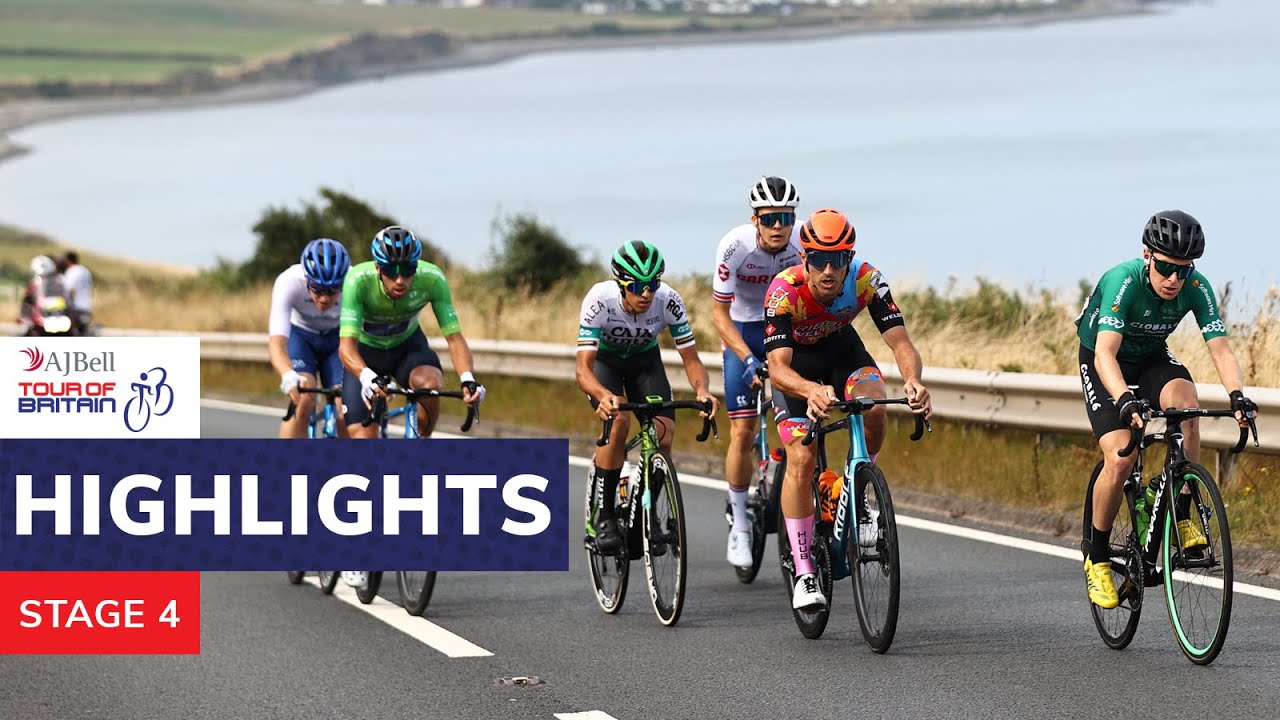 AJ Bell Tour of Britain | 2021 stage four highlights | Aberaeron to Great Orme