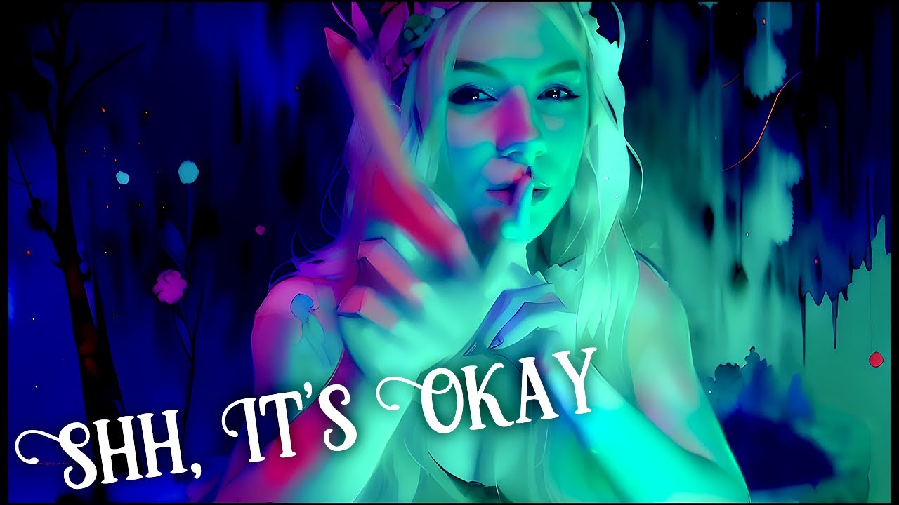 ASMR Shh, It's Okay 💎 Hand sounds, Breathing, Hand Movements and Tongue Clicking💎 No Talking