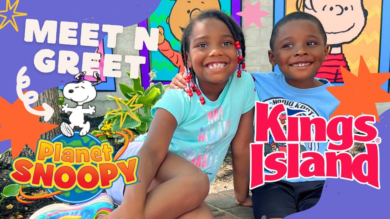 Meeting N Greet the PEANUTS Characters with 2 FUN KIDZ, Kings Island 2023