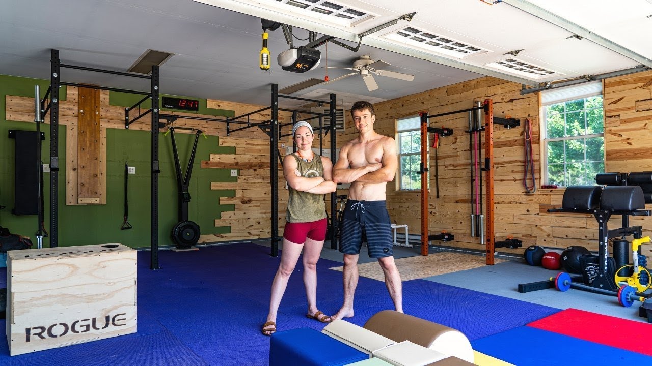 Incredible 3-Car Rogue CrossFit Garage Gym Walkthrough | Garage Gym Tour 2019 EP