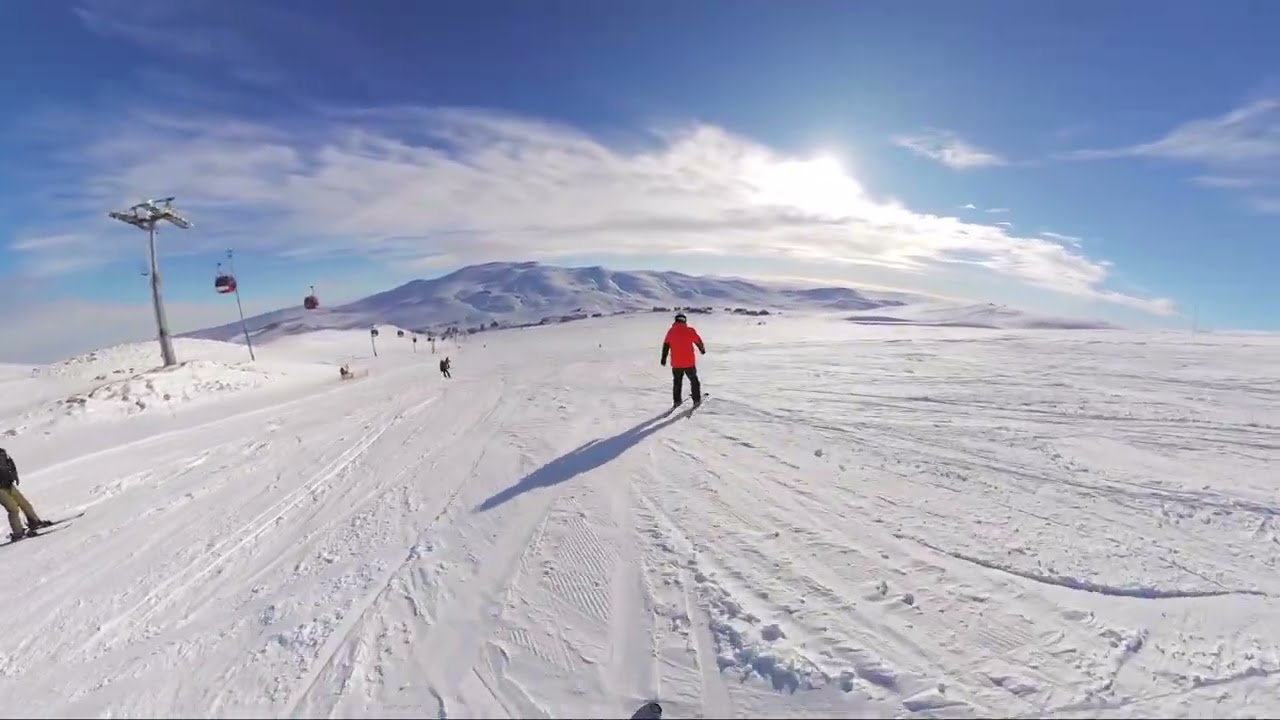 Erciyes Kayak merkezi Tekir pist 09-01-2026