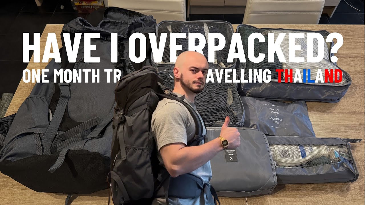 Packing for a month of travelling Thailand!