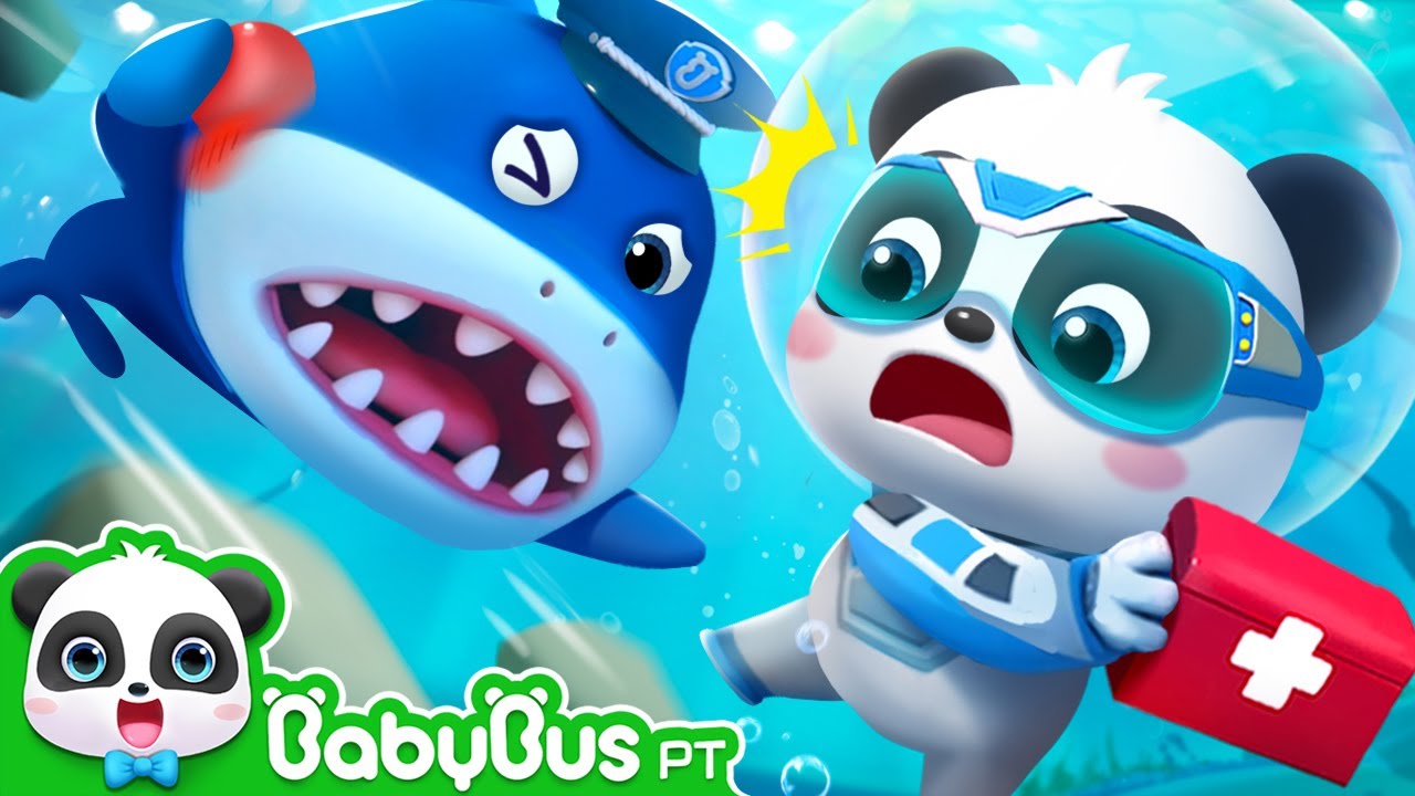 Super Equipe de Resgate Salva Chefe Tubarão | Super Equipe de Resgate | Animação | BabyBus Português