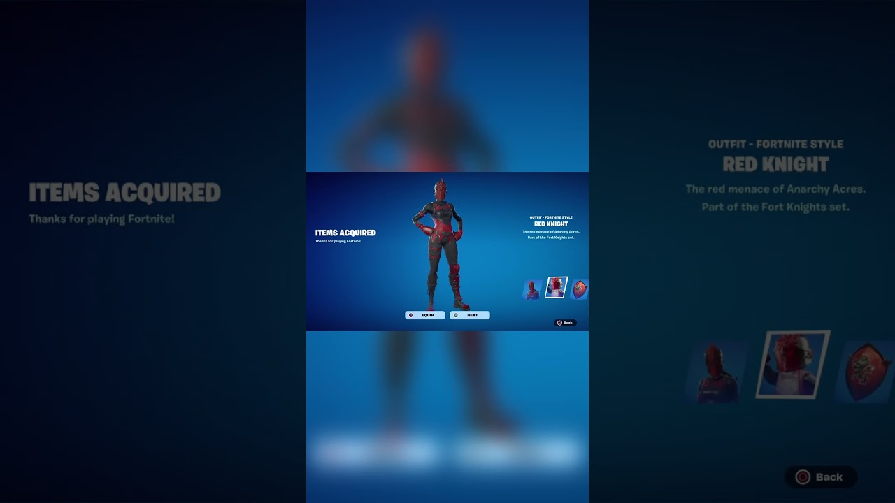RED KNIGHT SKIN!! | FORTNITE ITEM SHOP #fortnite #itemshopupdate #iconemote #vbucks #itemshop
