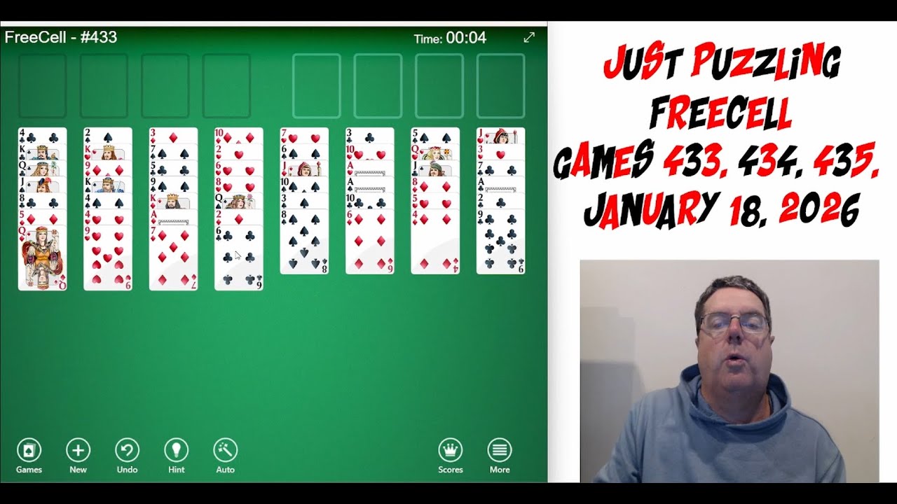 Learning Freecell By Doing and Explaining Games 433, 434 and 435