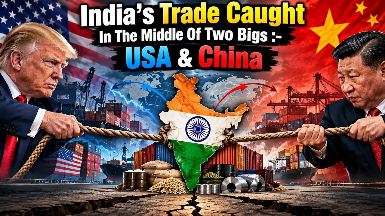 How India is balancing its trade deficit using surplus between two Super Giants. 