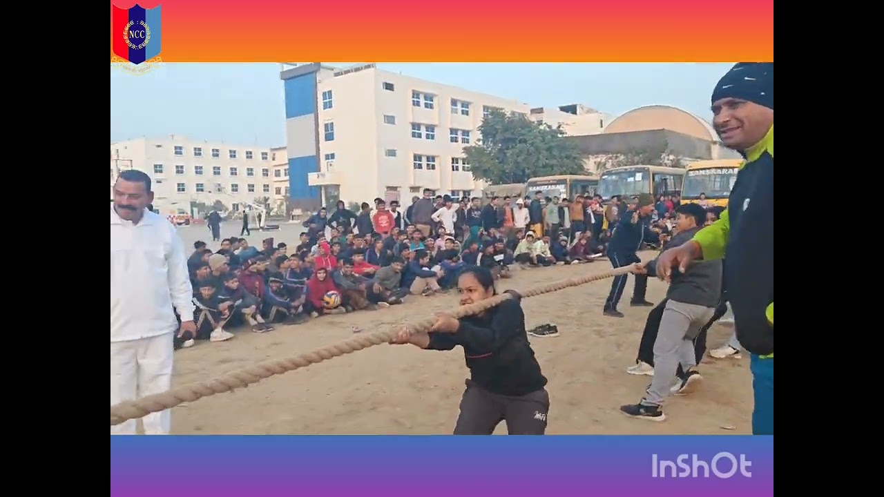 Tug of War, Game  NCC cadets (Girl,s) competition
