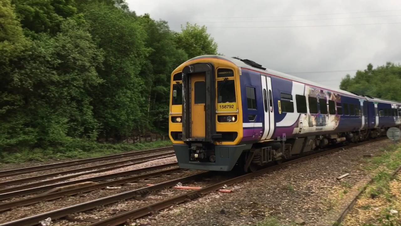 Trains on the Caldervale Line Saturday 21st May 2016 Greetland Junction and Brighouse Station