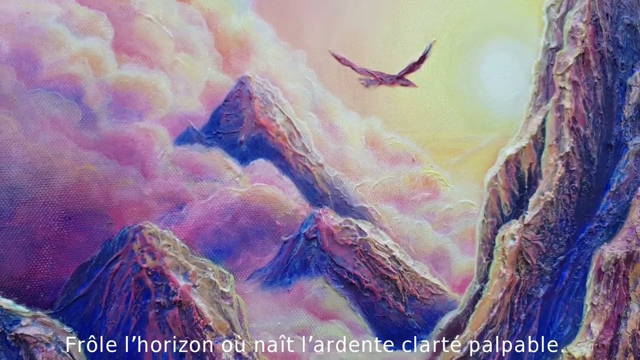 L'aube des Possibles - Technique mixte acrylique sculptée