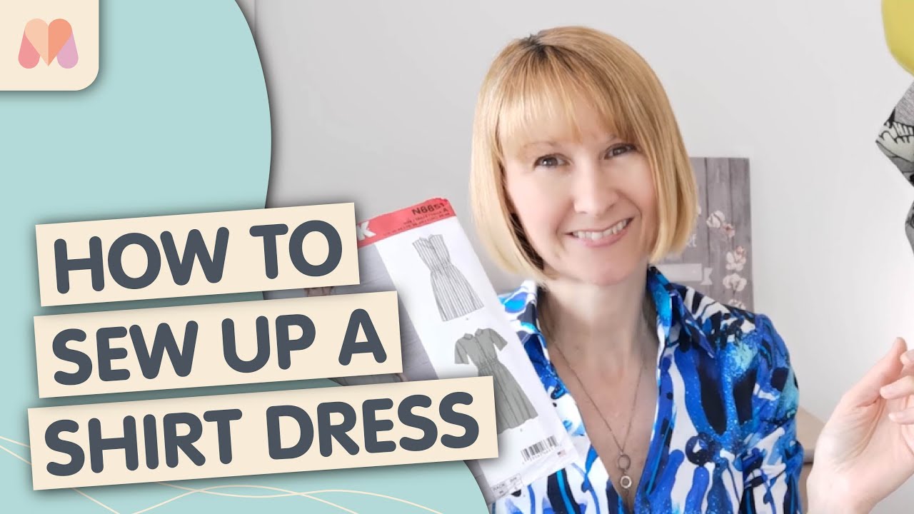 Make a Shirt Dress Today | NewLook 6651 Sewalong