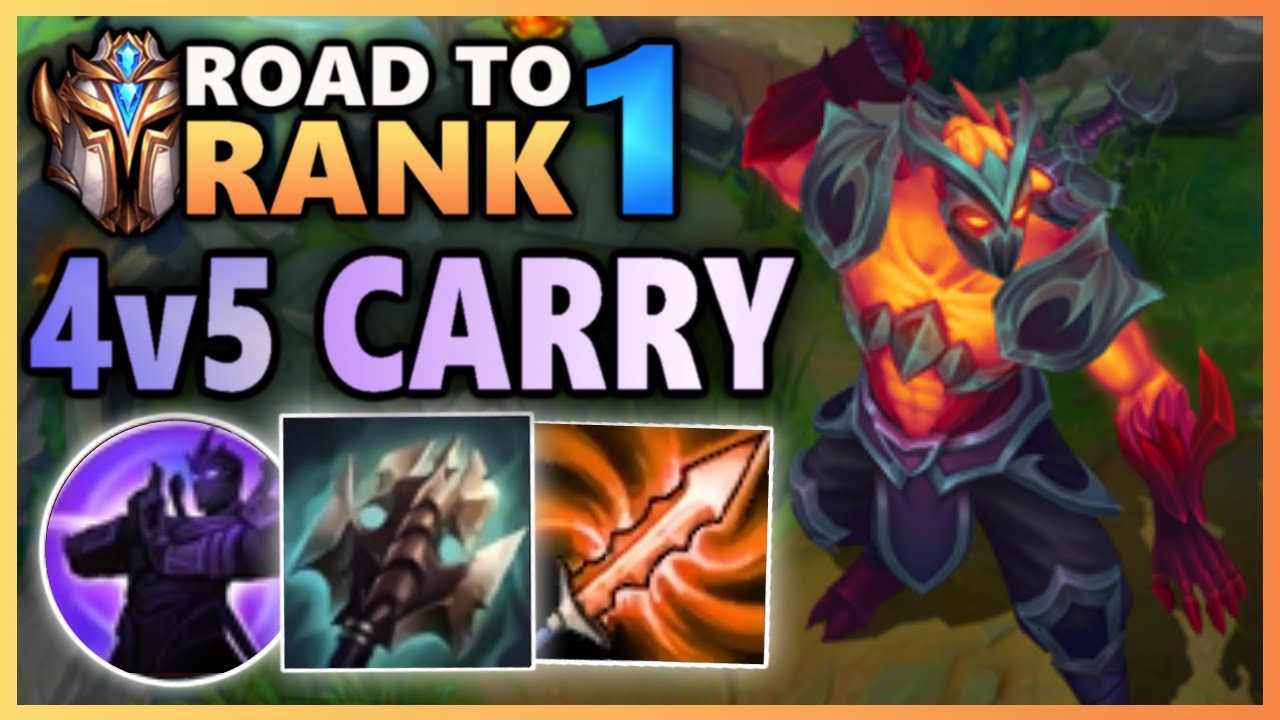 Shen Carrying an AFK in Challenger - Road To Rank 1 (#37)