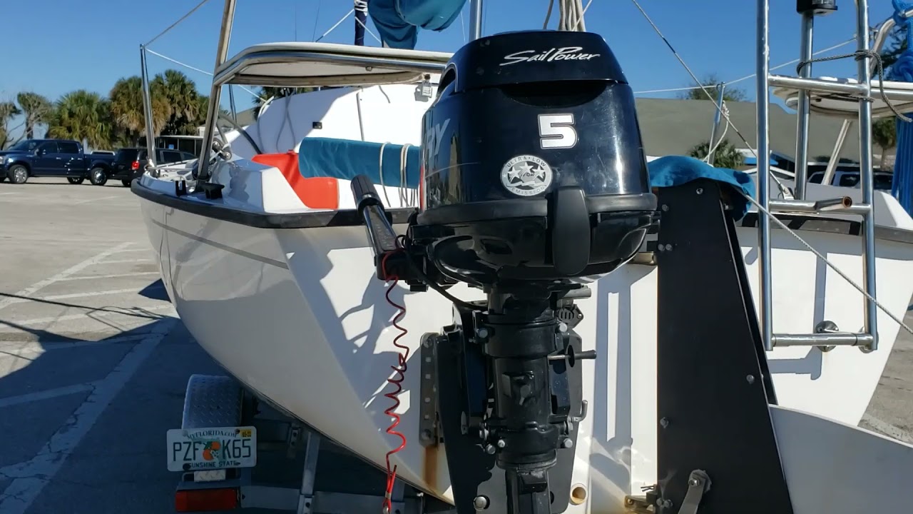 I bought a new Precision 18 sailboat