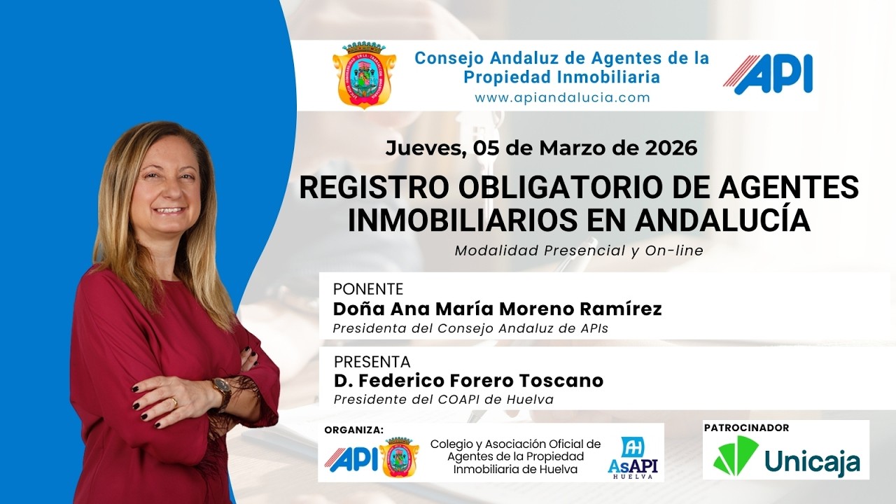 Registro Obligatorio de Agentes Inmobiliarios en Andalucía