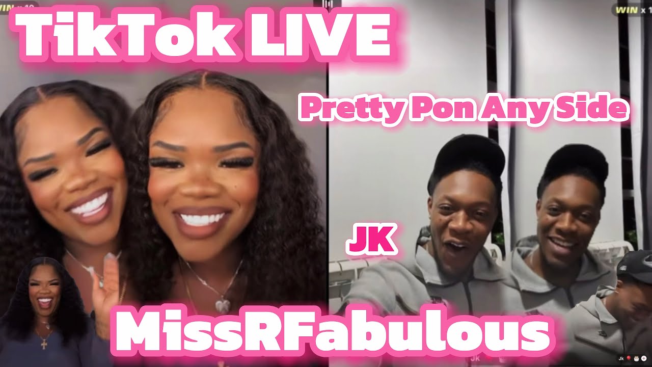Прямая трансляция в TikTok с MissRFabulous | Хорошее настроение с JK ✨