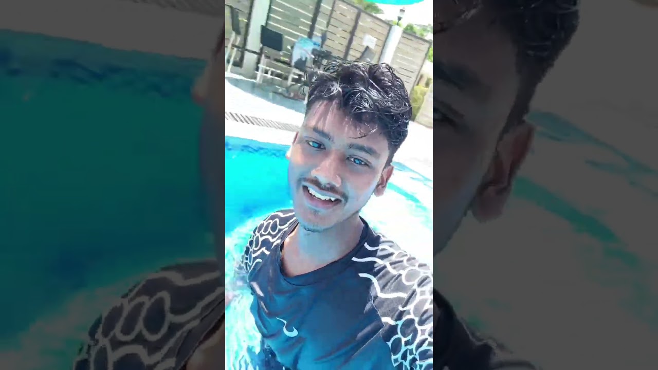 প্রথমবার আমি আর ভাই একসাথে নীলপানির পুকুরে🤭😂