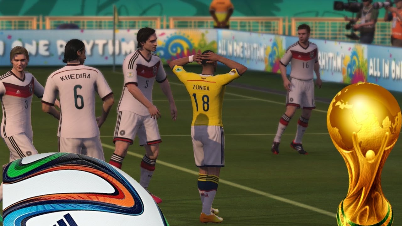 2014 Fifa World Cup - SemiFinal, Alemania Vs Colombia, Un duro encuentro Gameplay Xbox