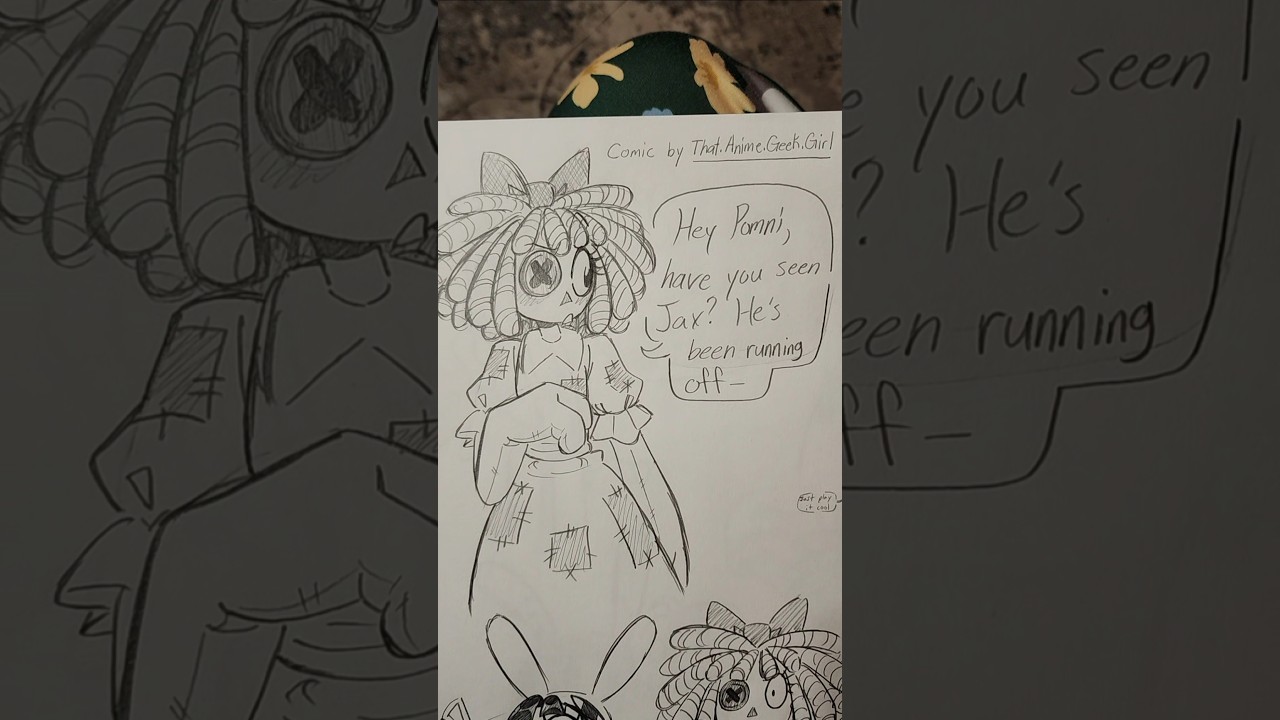 A little comic I did for Jax suit Pomni 