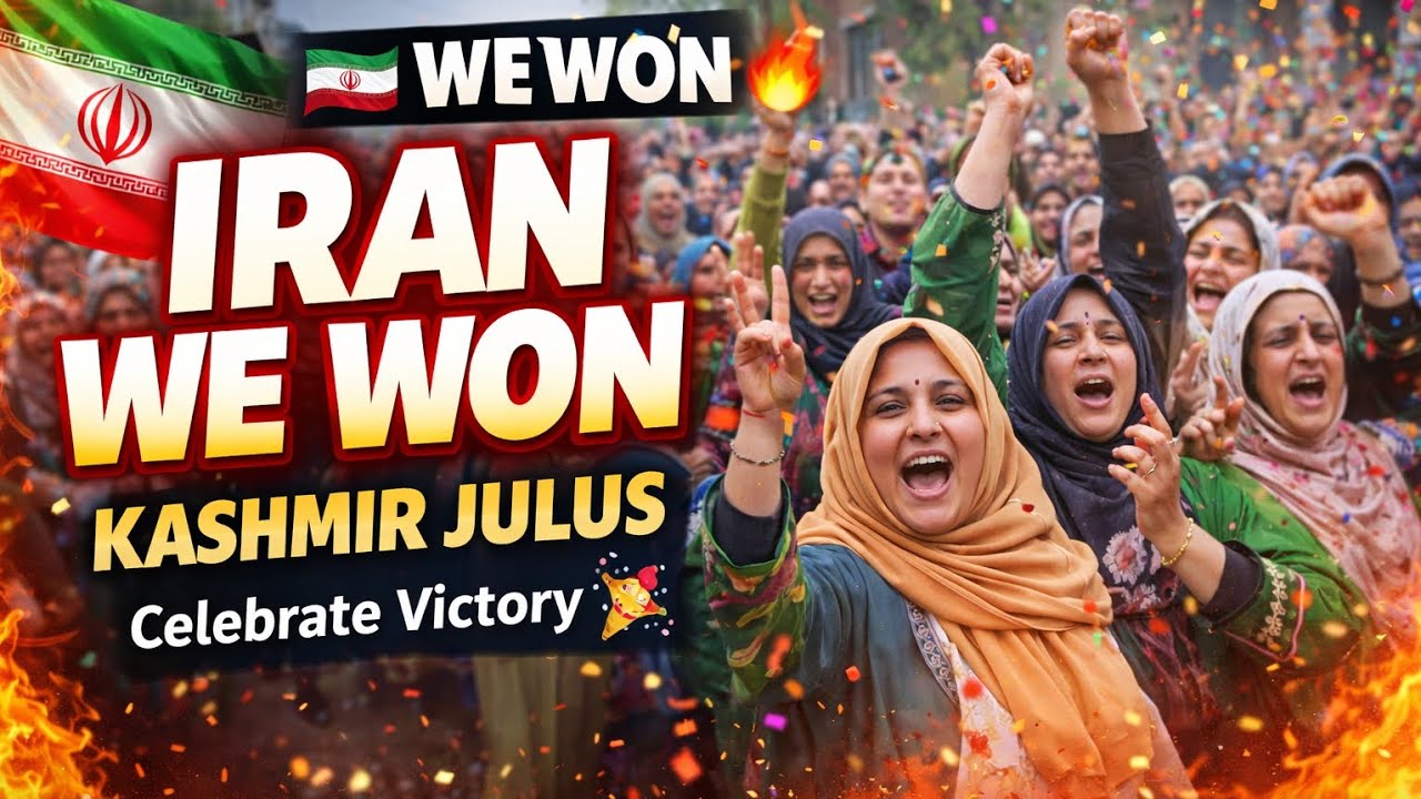 Iran We Won 🔥 Kashmir Julus Celebration 🇮🇷 | Emotional Scenes