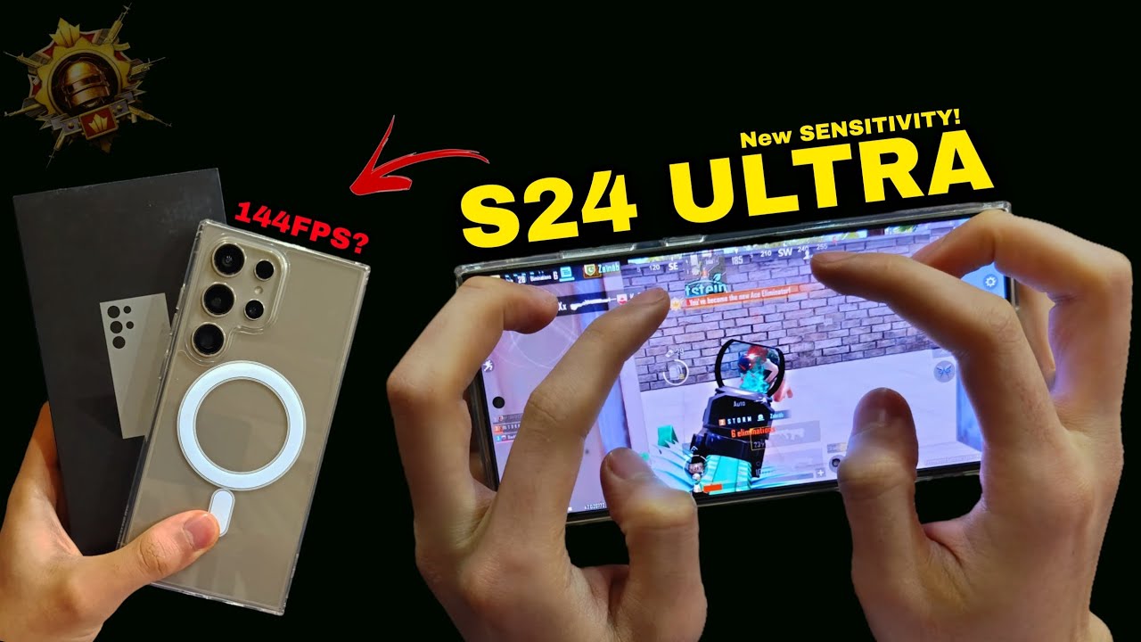 SAMSUNG S24 ULTRA NEW UPDATE 4.2| PUBG TEST 🤯 SUPER SMOOTH 120 FPS! SENSIVITY AND CONTROL CODE 😱🔥