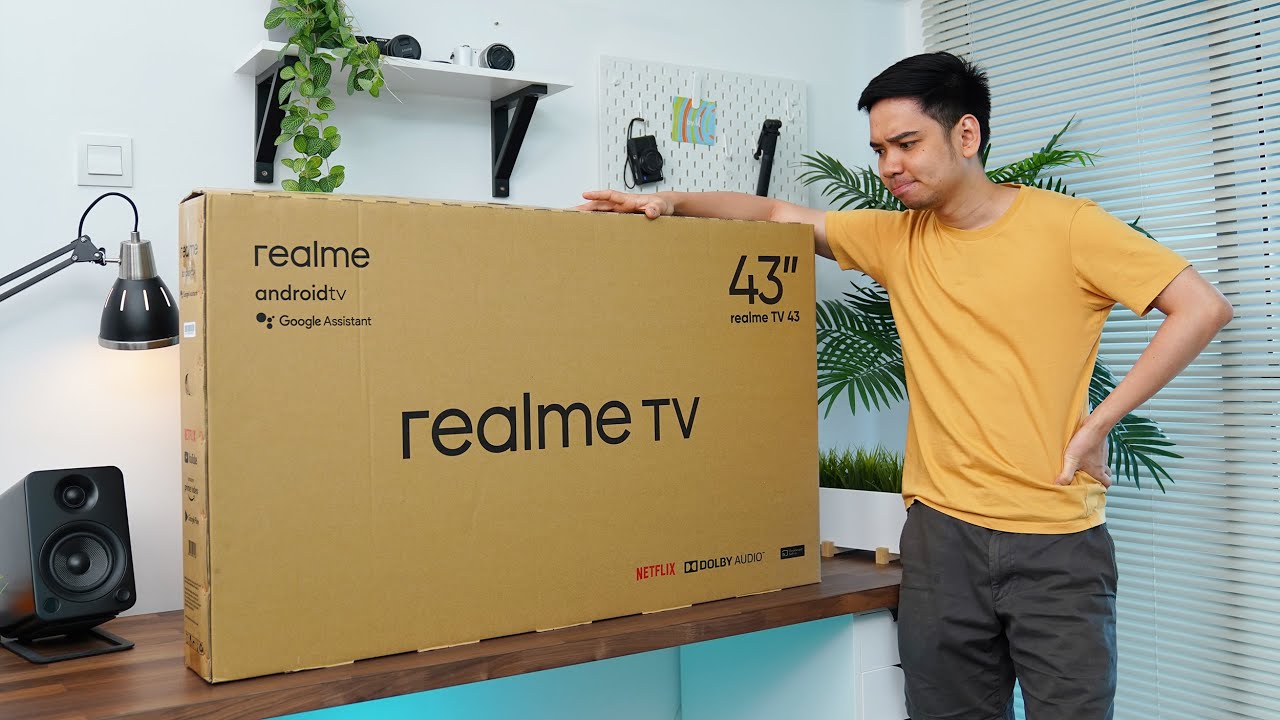 Nyobain TV 43 inci dari realme yang harganya Rp3 jutaan...
