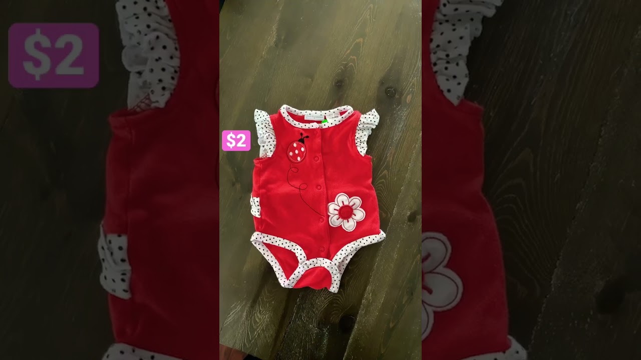 BABY CLOTHES HAUL! 👗 every piece is thrifted #baby #babyhaul #thrifting