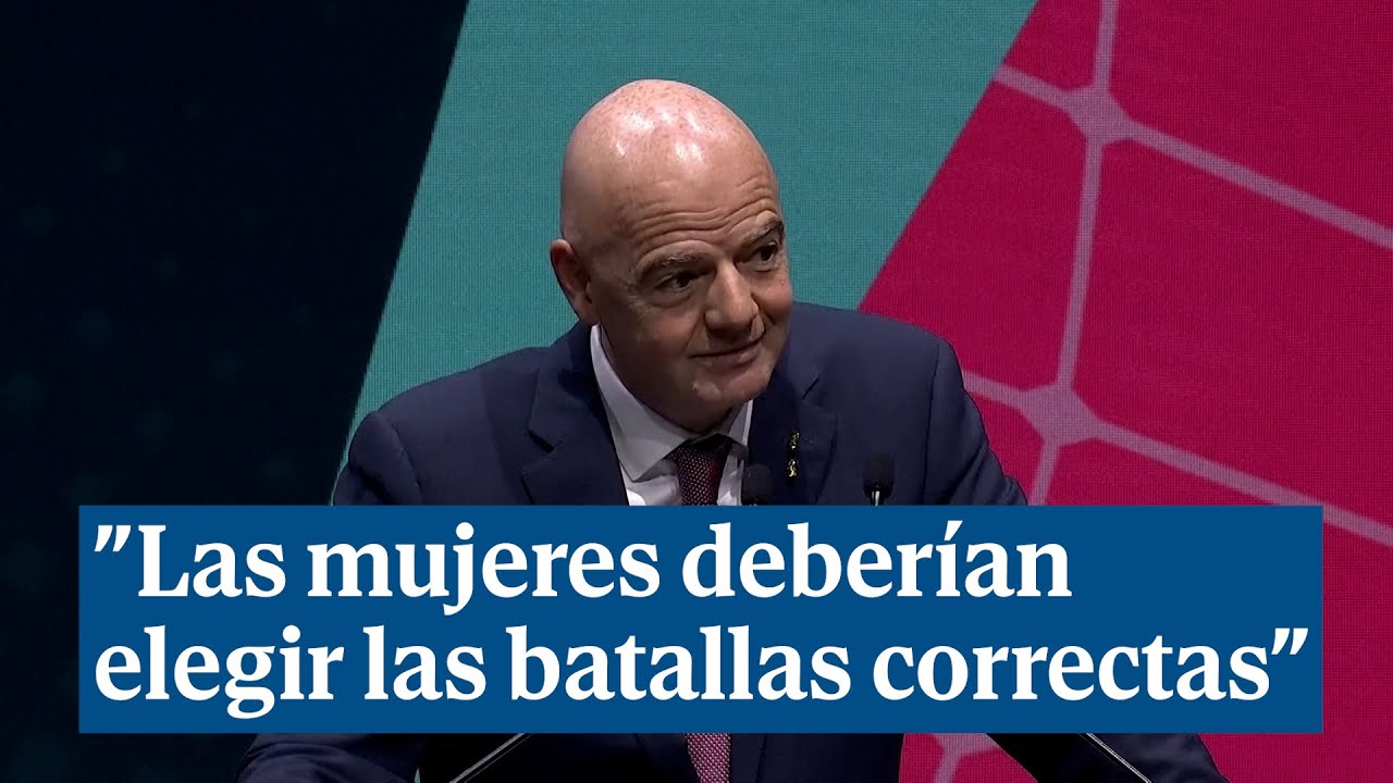 Pol&eacute;micas palabras del presidente de la FIFA sobre las mujeres: 